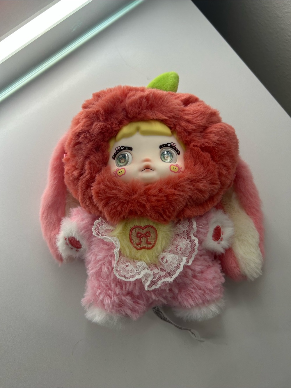 Nommi keychain pink & red